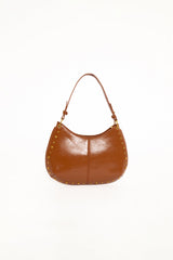 Celia Studded Bag - Tan