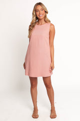 Zoe Mini Dress - Blush
