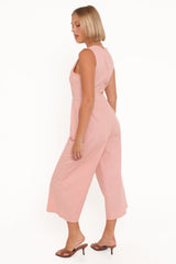 Ester Jumpsuit - Pale Pink