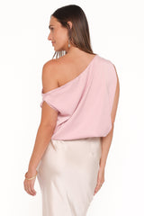 Chandler Off Shoulder Top - Pink