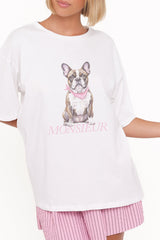 Monsieur Tee - White