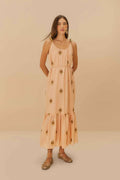 Sand Anchor Tapestry Fish Strap Maxi Dress
