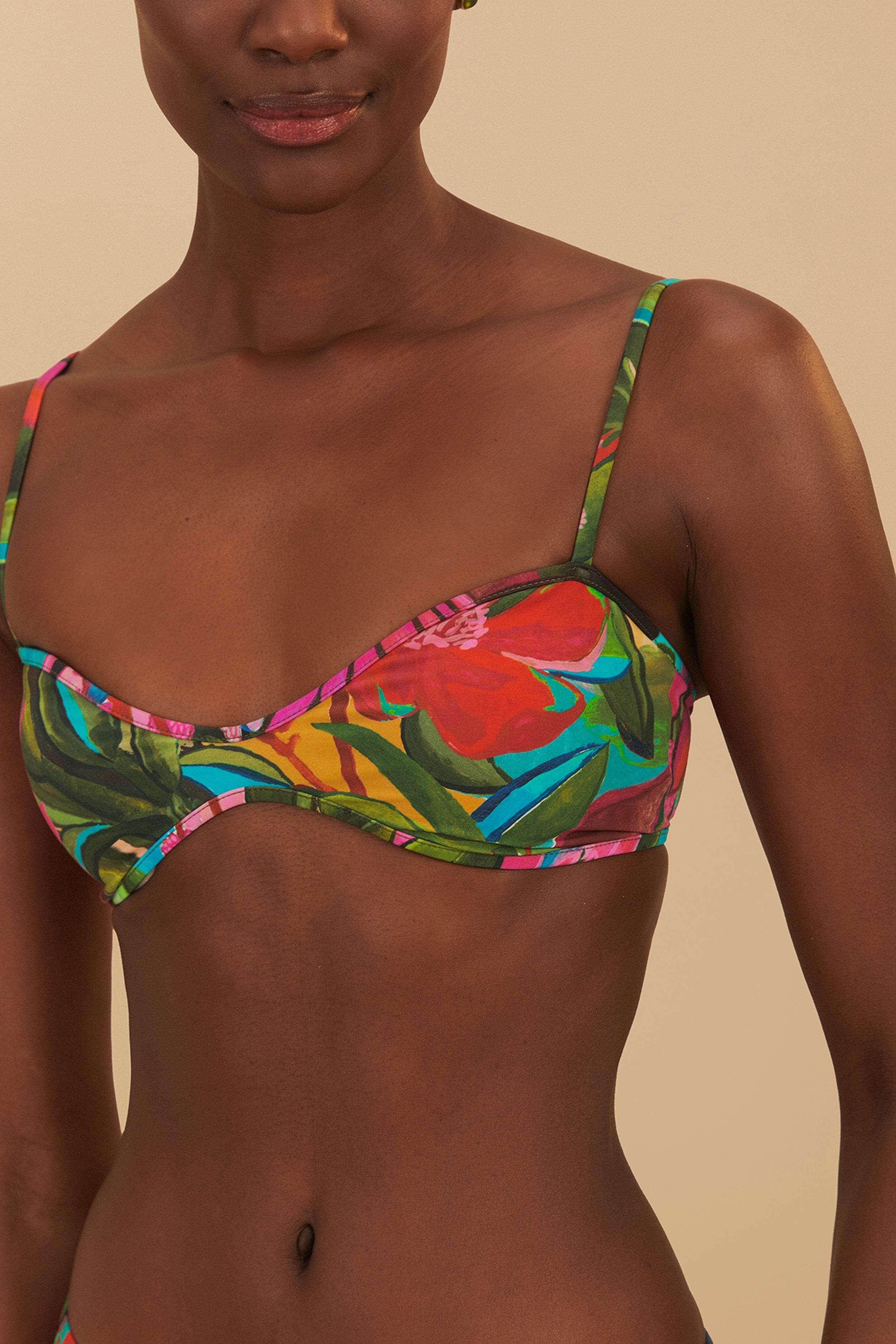Jardin De Reve Bandeau Bikini Top