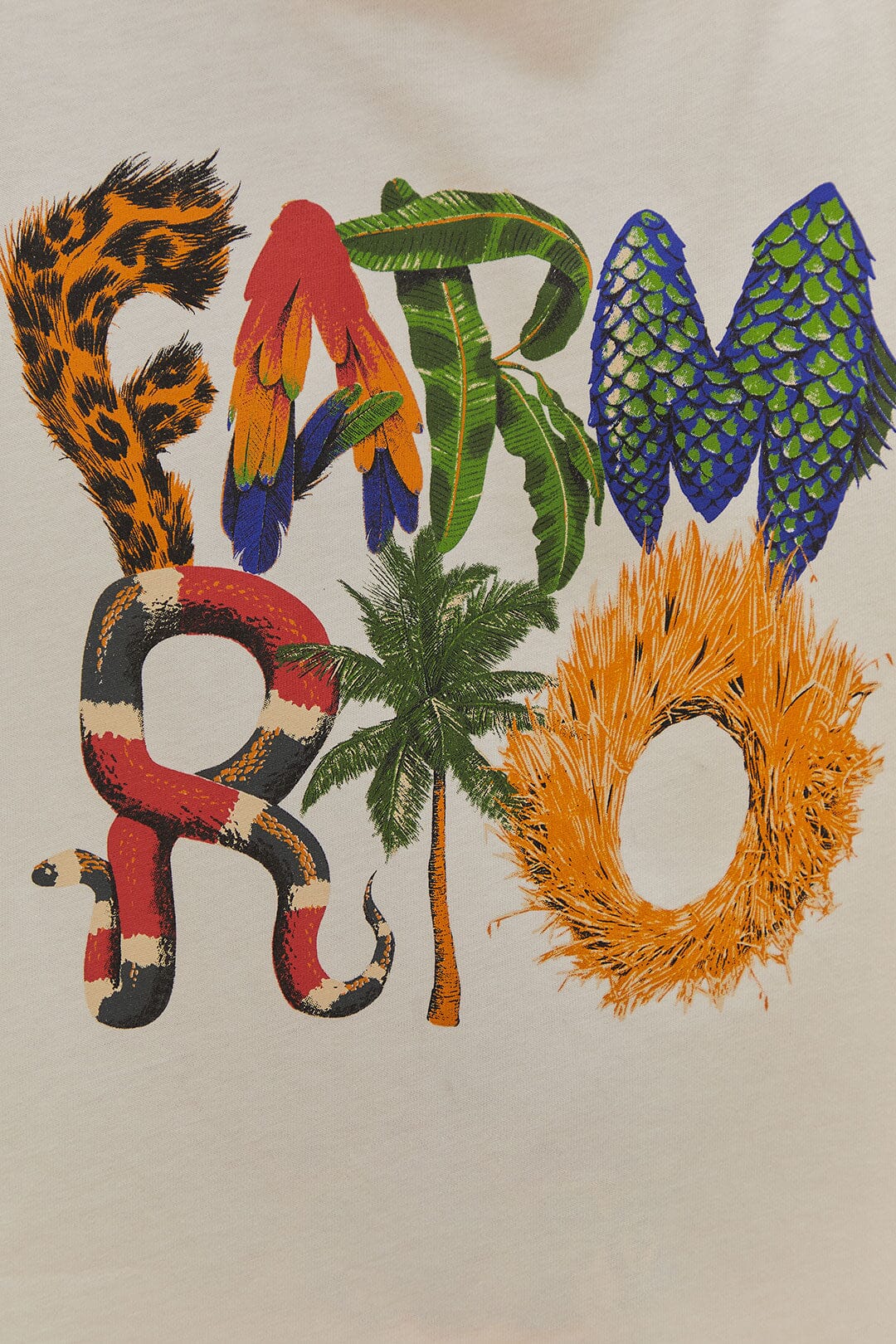 Off-White Farm Rio Wild Relaxed T-Shirt