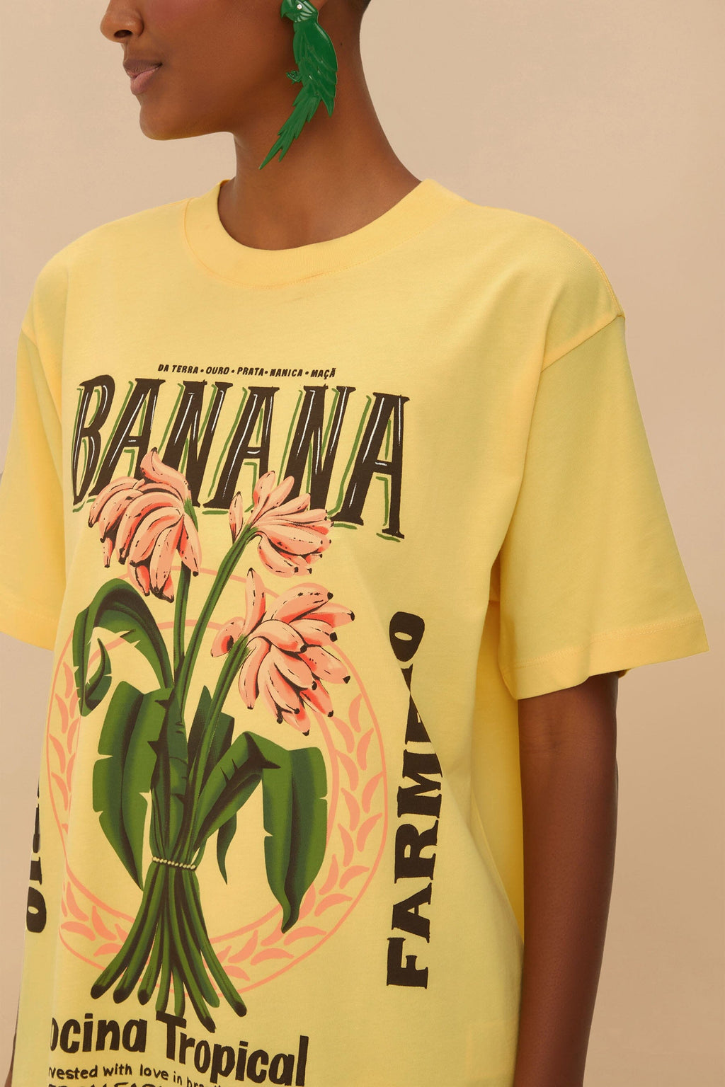 Yellow Banana Cocina Relaxed T-Shirt