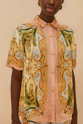 Multicolor Banana Royalty Kaleidoscope Shirt