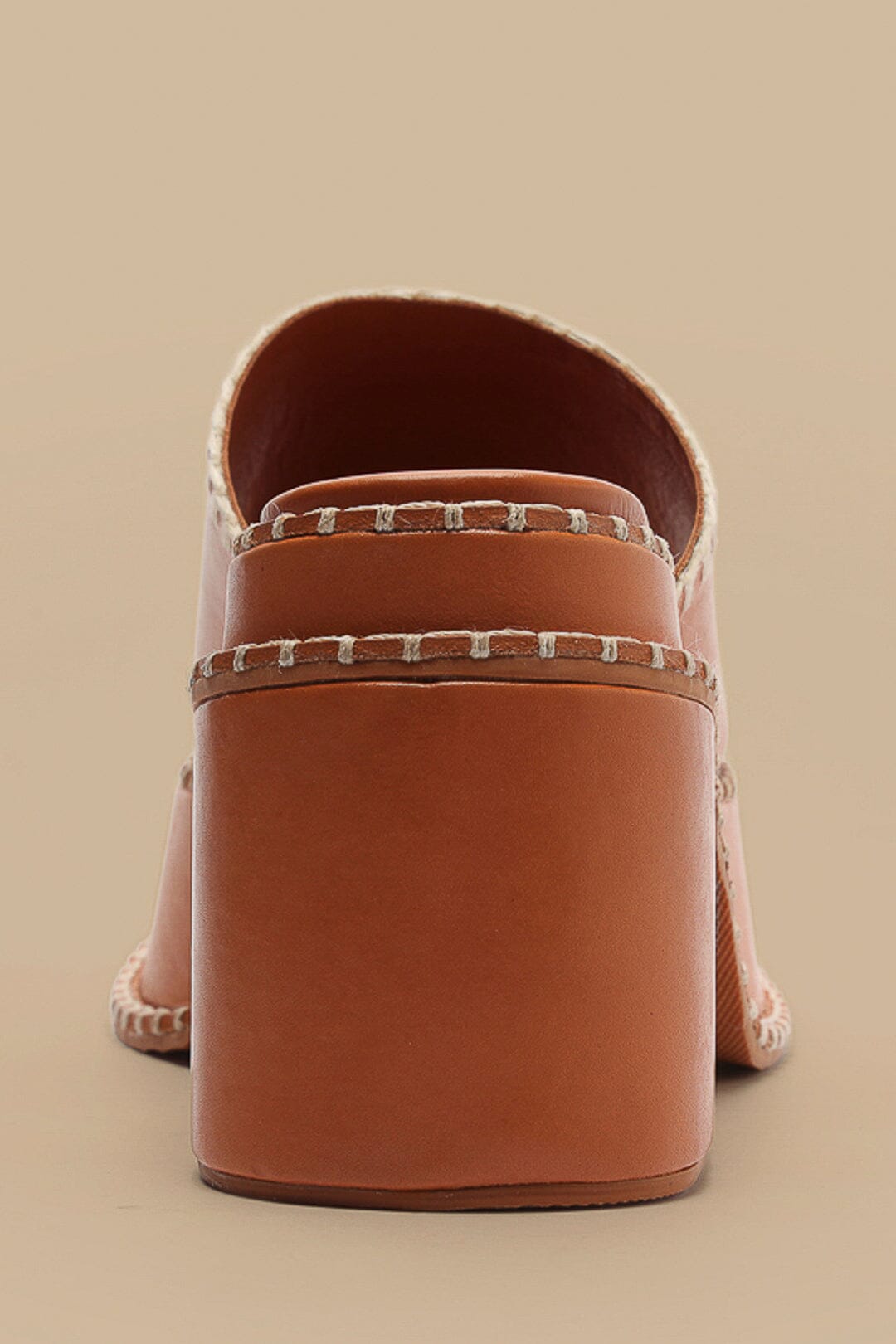 Camel Wedge Mule Sandal