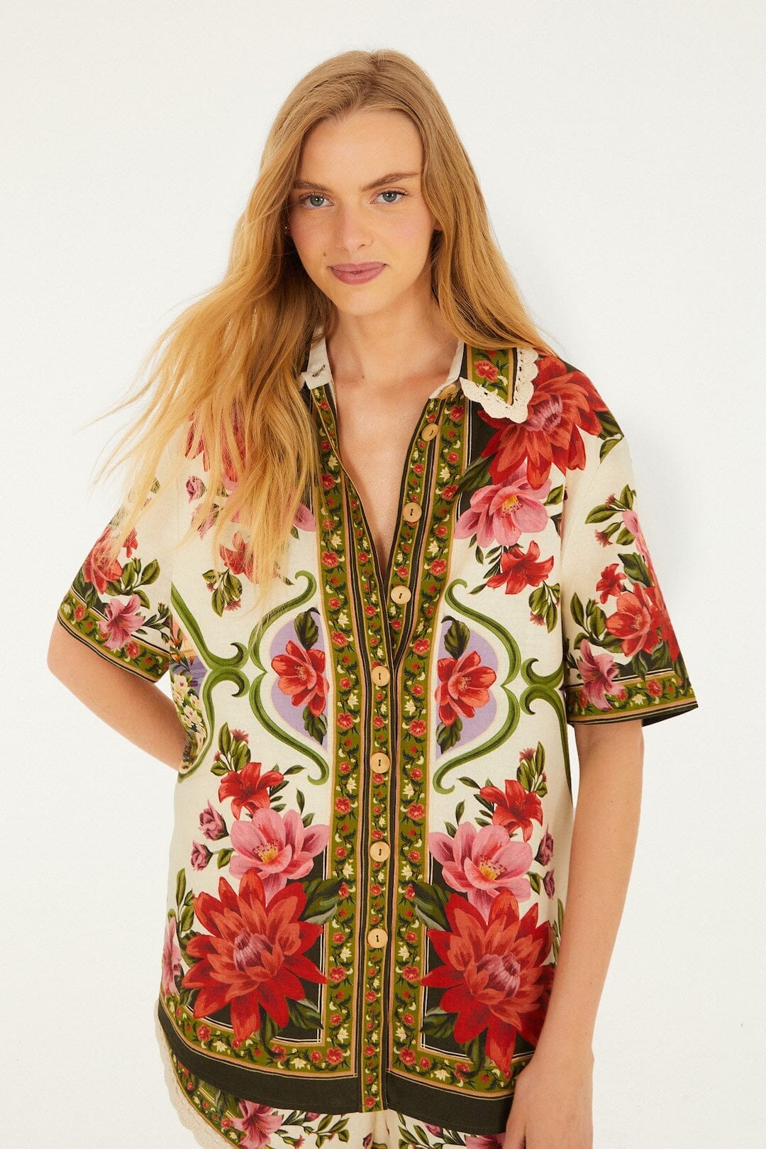 Sand Wonder Rio Crochet Lenzing™ Ecovero™ Euroflax™ Unisex Shirt