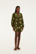 Green Heart Tapestry Embroidered Lenzing™ Ecovero™ Euroflax™ Shorts