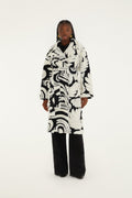 Hearts And Bananas Fleece Coat