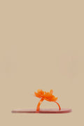 Citrus Flower Jelly Flat Sandal