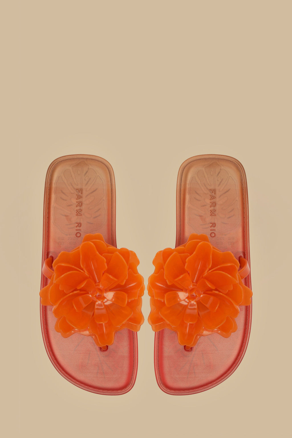 Citrus Flower Jelly Flat Sandal