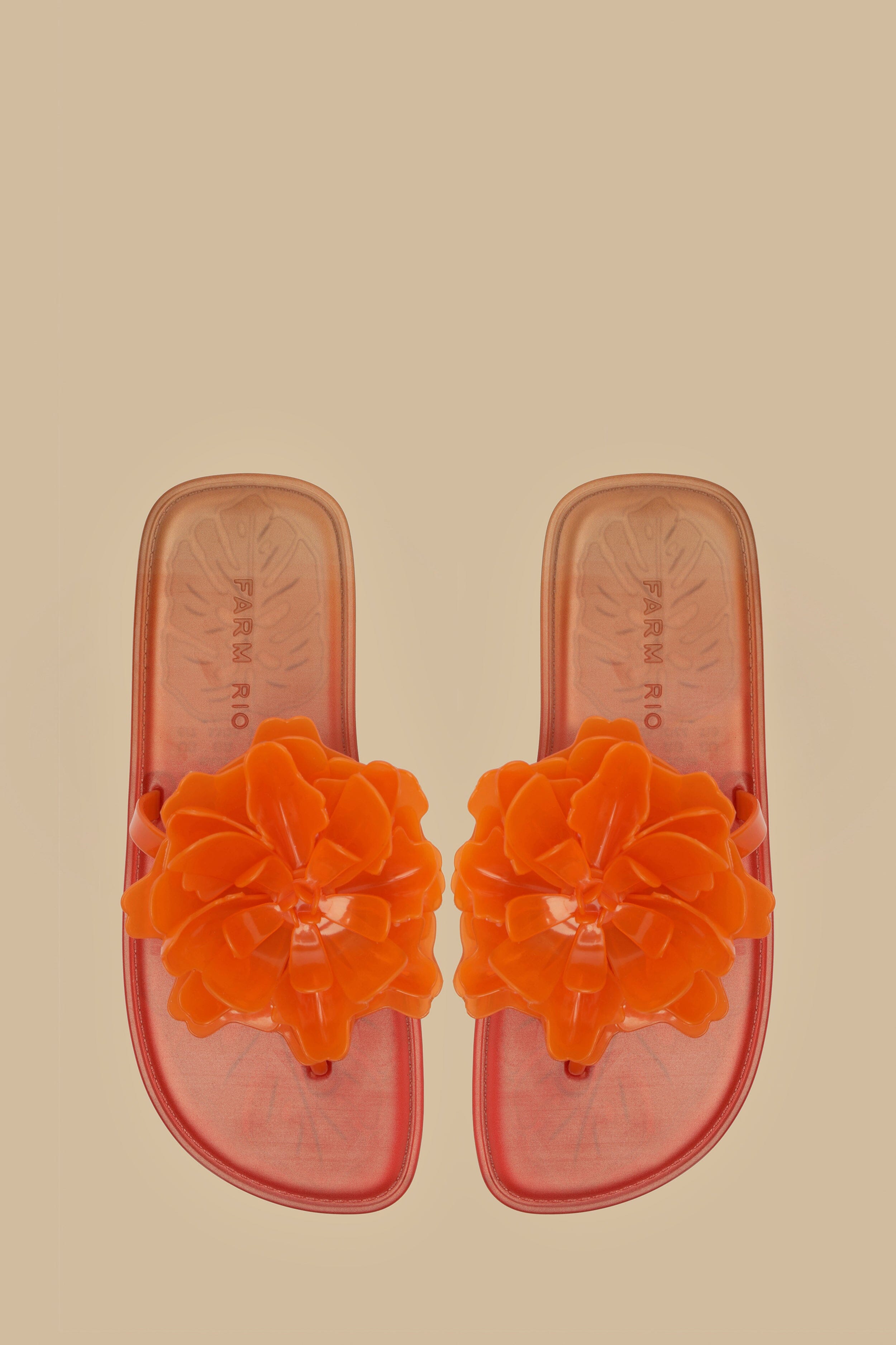 Citrus Flower Jelly Flat Sandal
