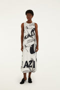 Come To Brasil Organic Cotton Patch Midi Dress