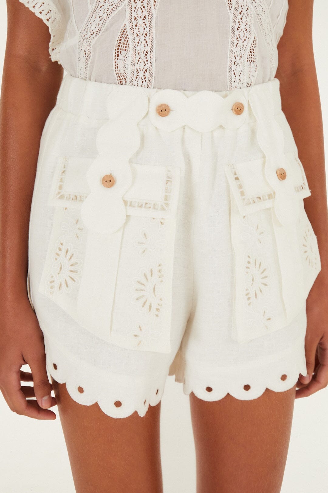 Off-White Artisanal Euroflax™ Premium Linen Short