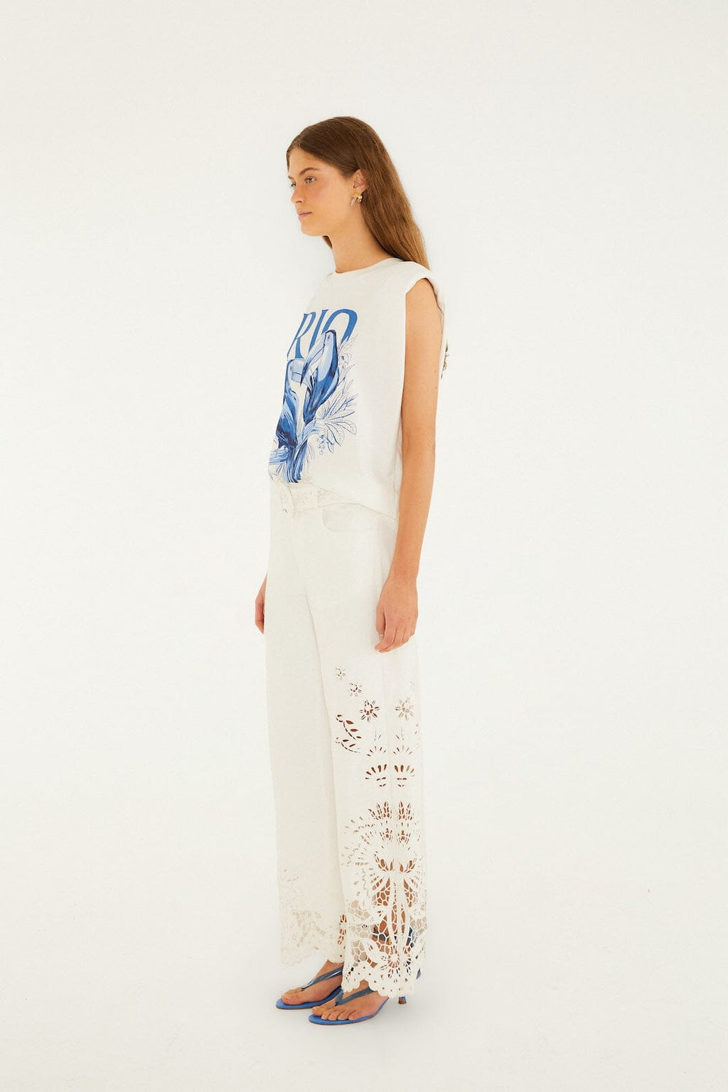 Off-White Boho Beauty Richelieu Pants