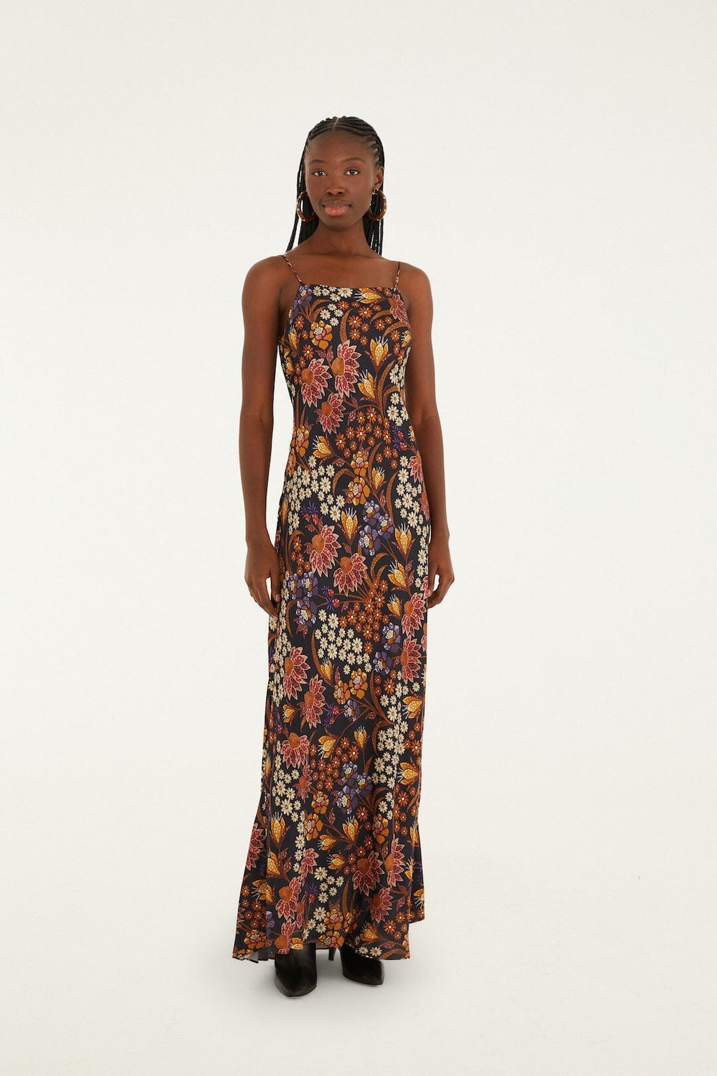 Black Lili Slip Maxi Dress