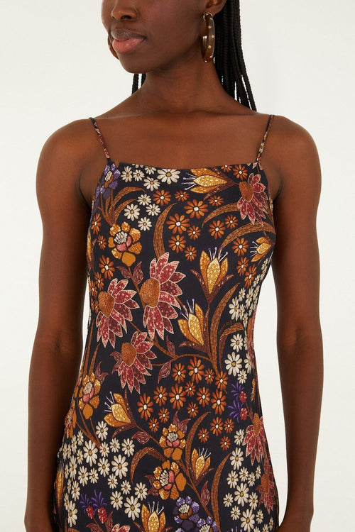 Black Lili Slip Maxi Dress