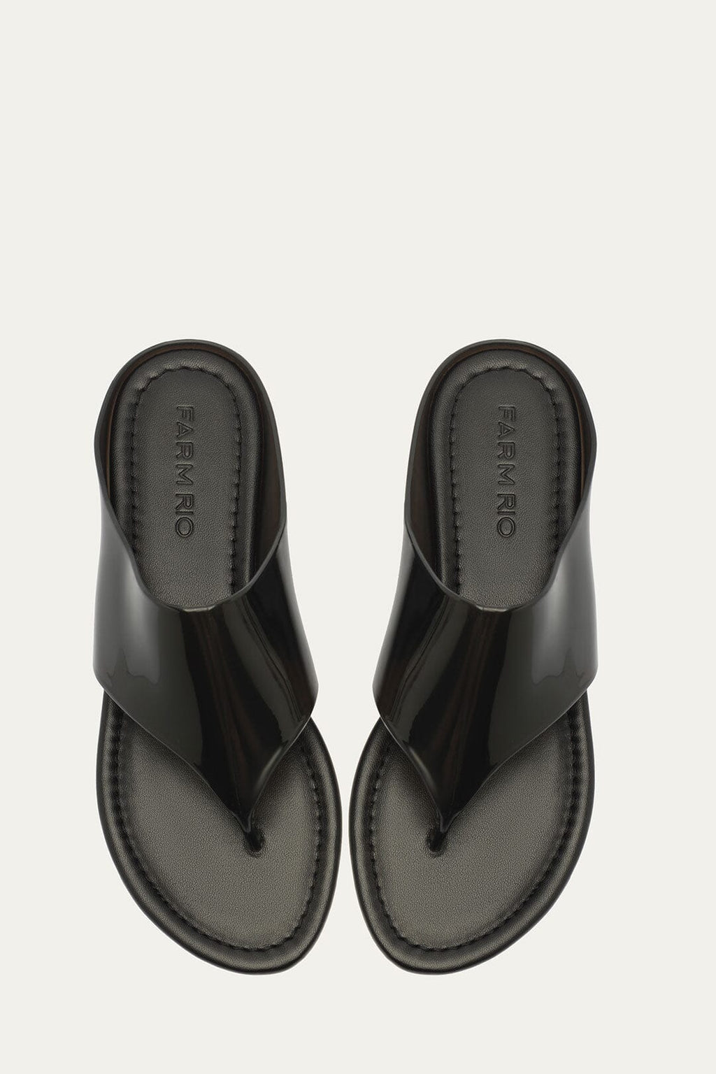Black Jelly Flat Sandal