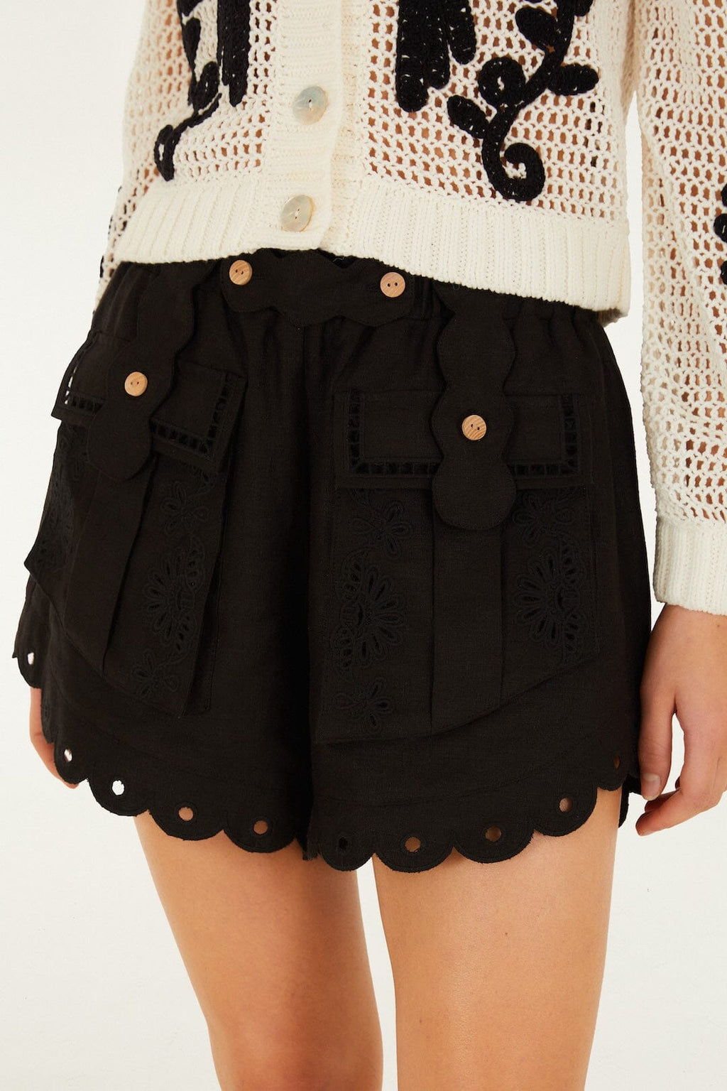 Black Artisanal Euroflax™ Premium Linen Short