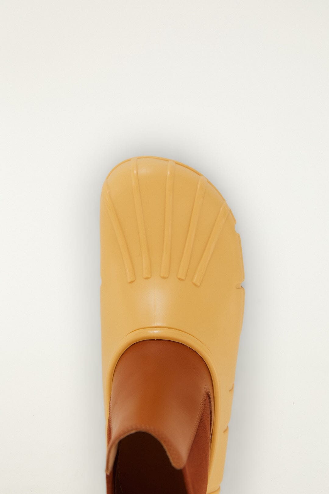 Butter Yellow Monstera Rain Chelsea Boot