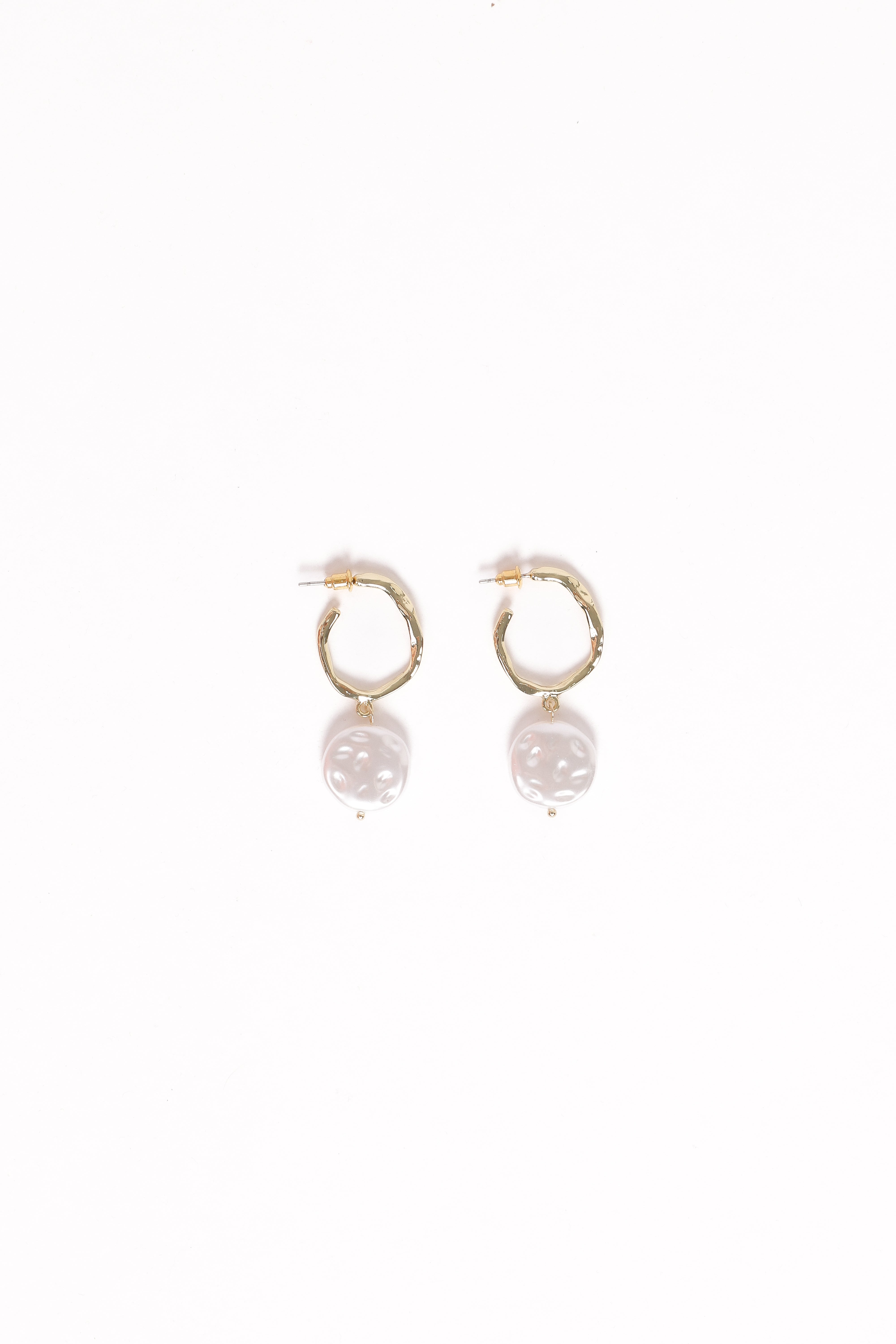 Carina Pearl Earrings - Gold