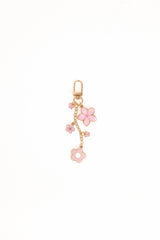 Claudia Flower Key Chain - Pink