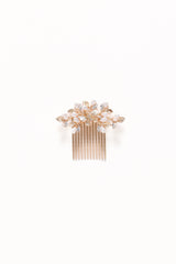 Madelaine Hair Comb - Gold/Pearl