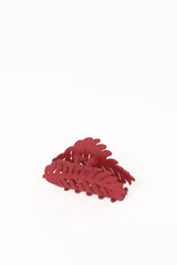 Palm Hair Clip - Red