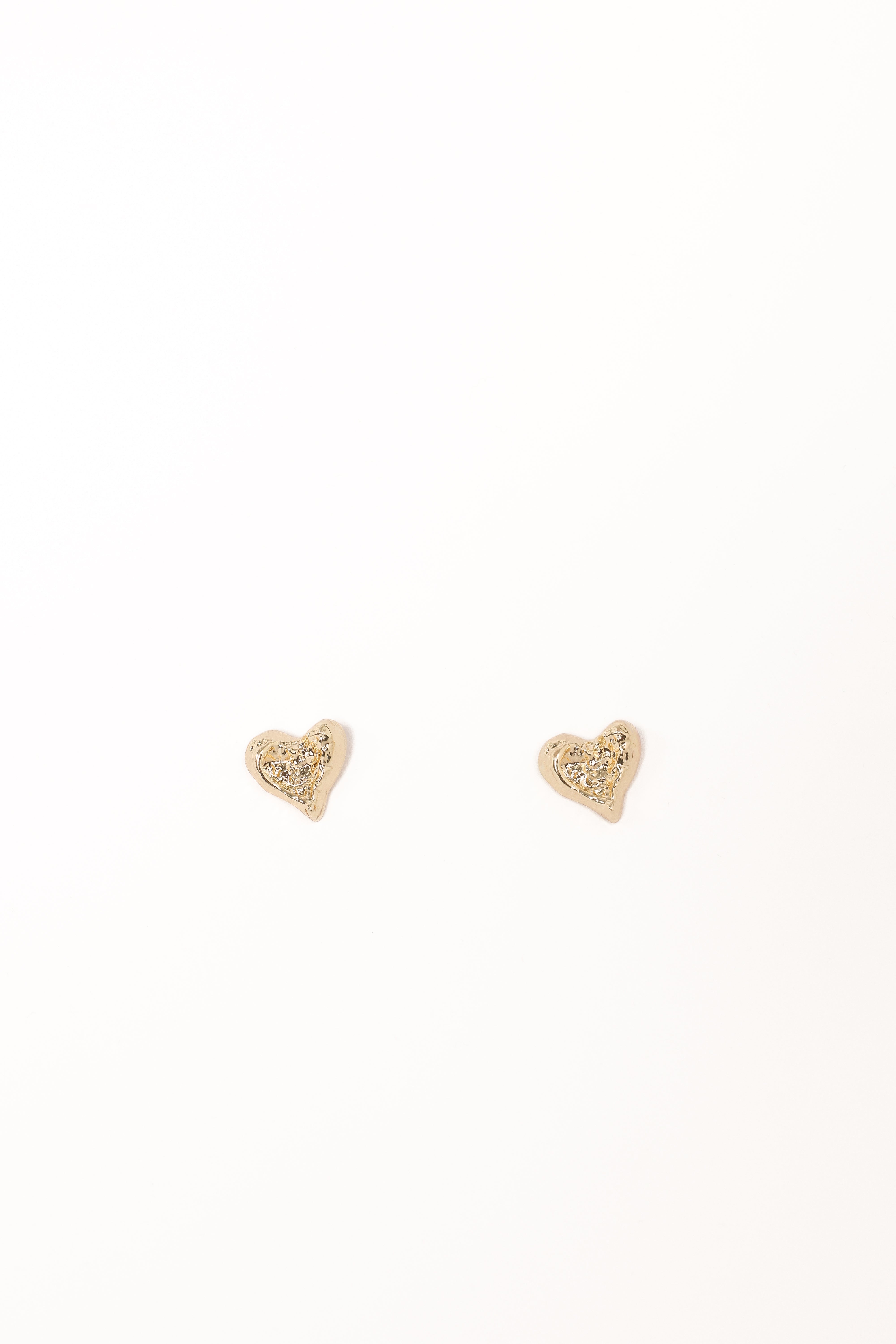 Shanice Heart Earrings - Gold