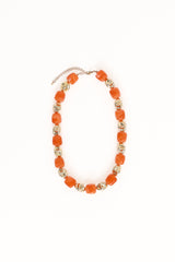 Solari Necklace - Gold/Orange