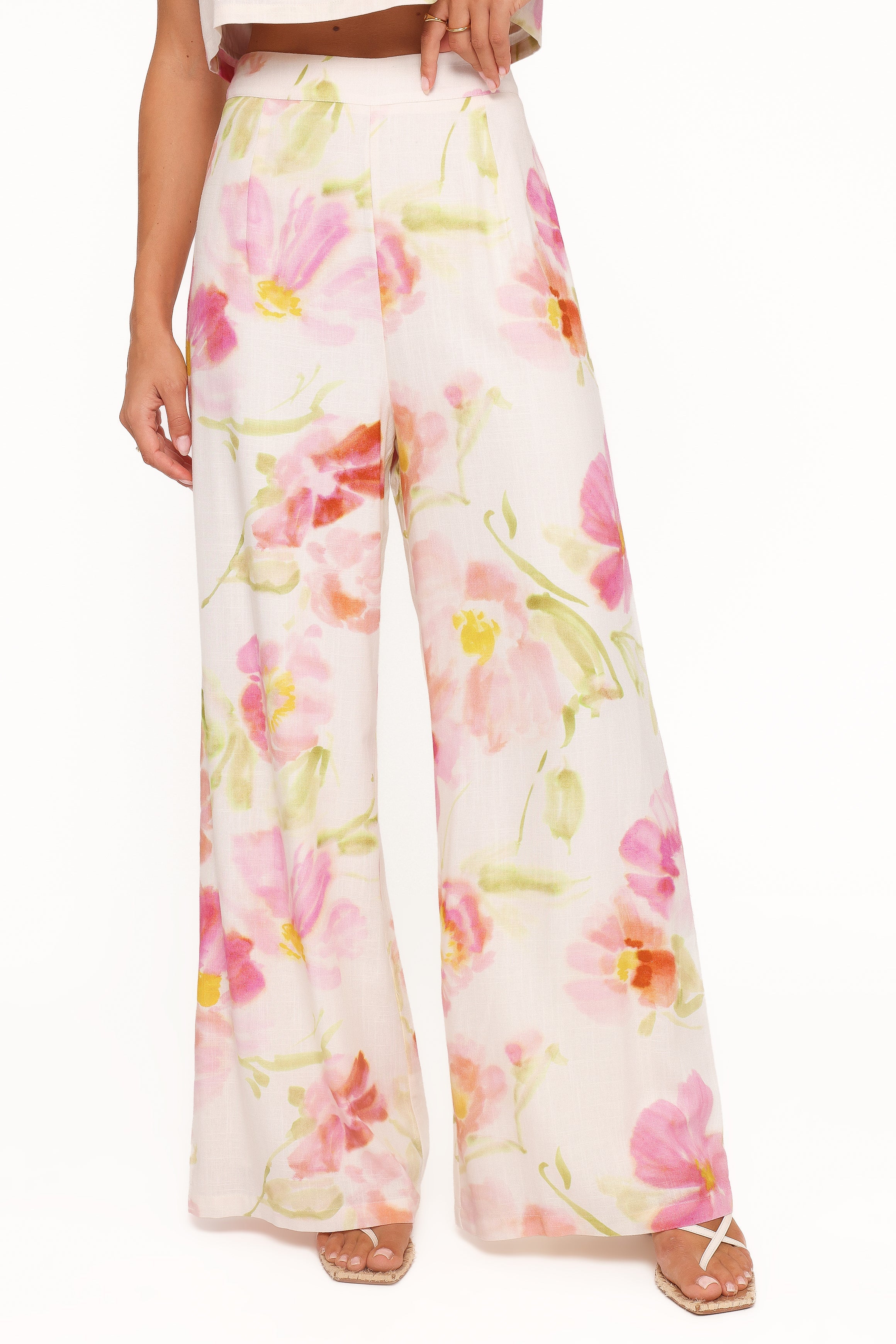 Devlin Pant - Pink Garden Floral