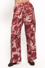 Elysia Pants - Pink Burgundy