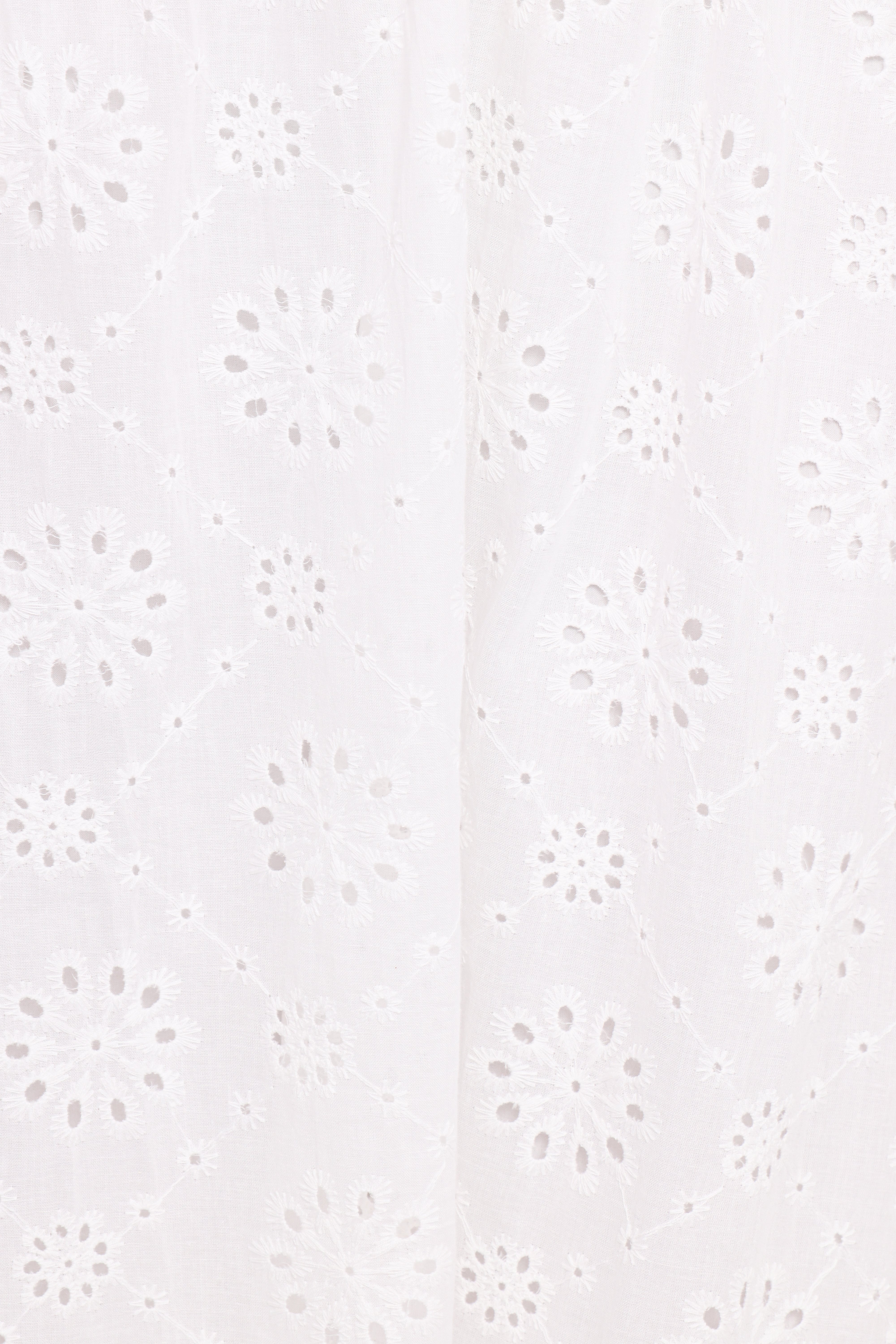 Sinead Eyelet Maxi Skirt - White