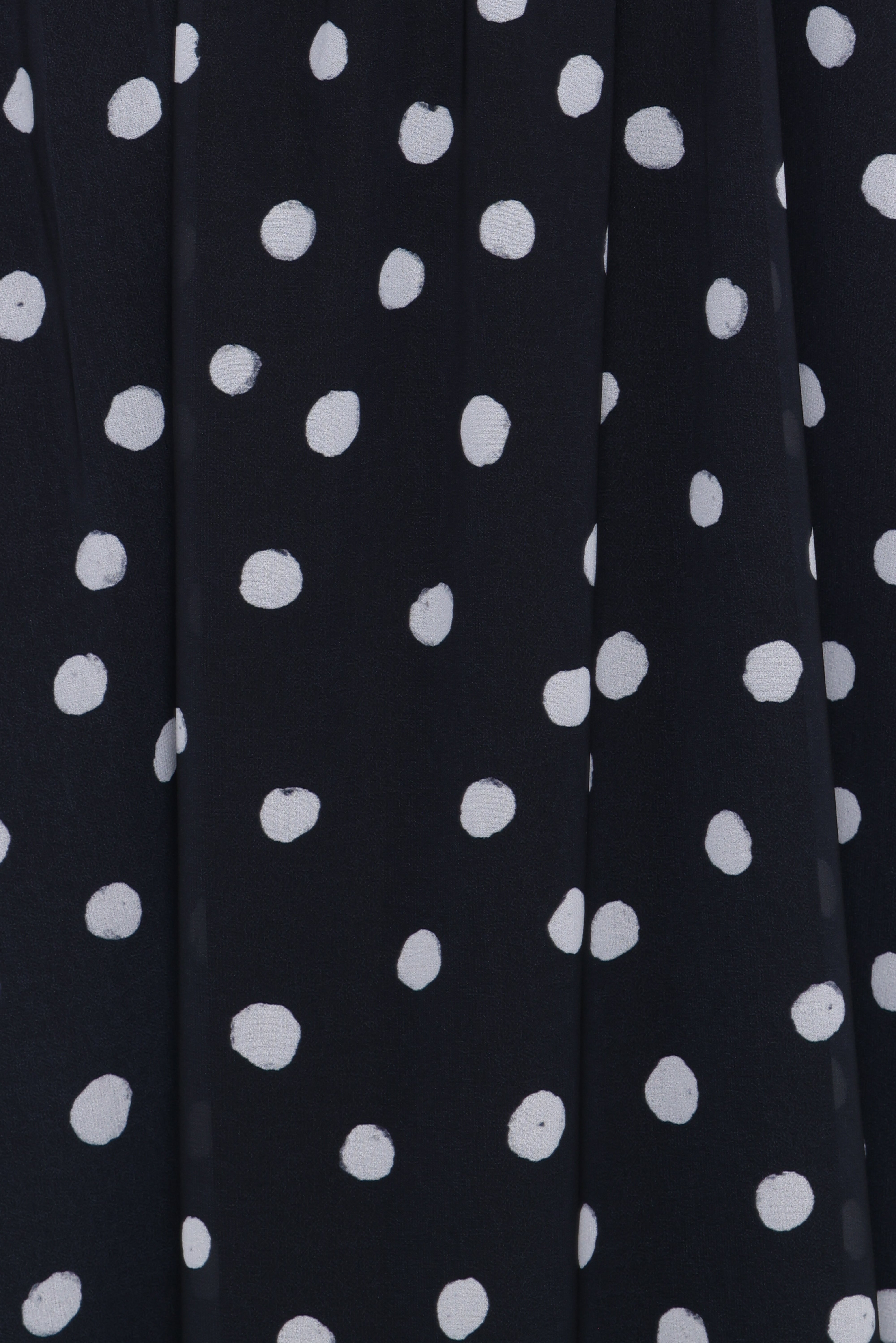 Boston Strapless Maxi Dress - Black Polka Dot