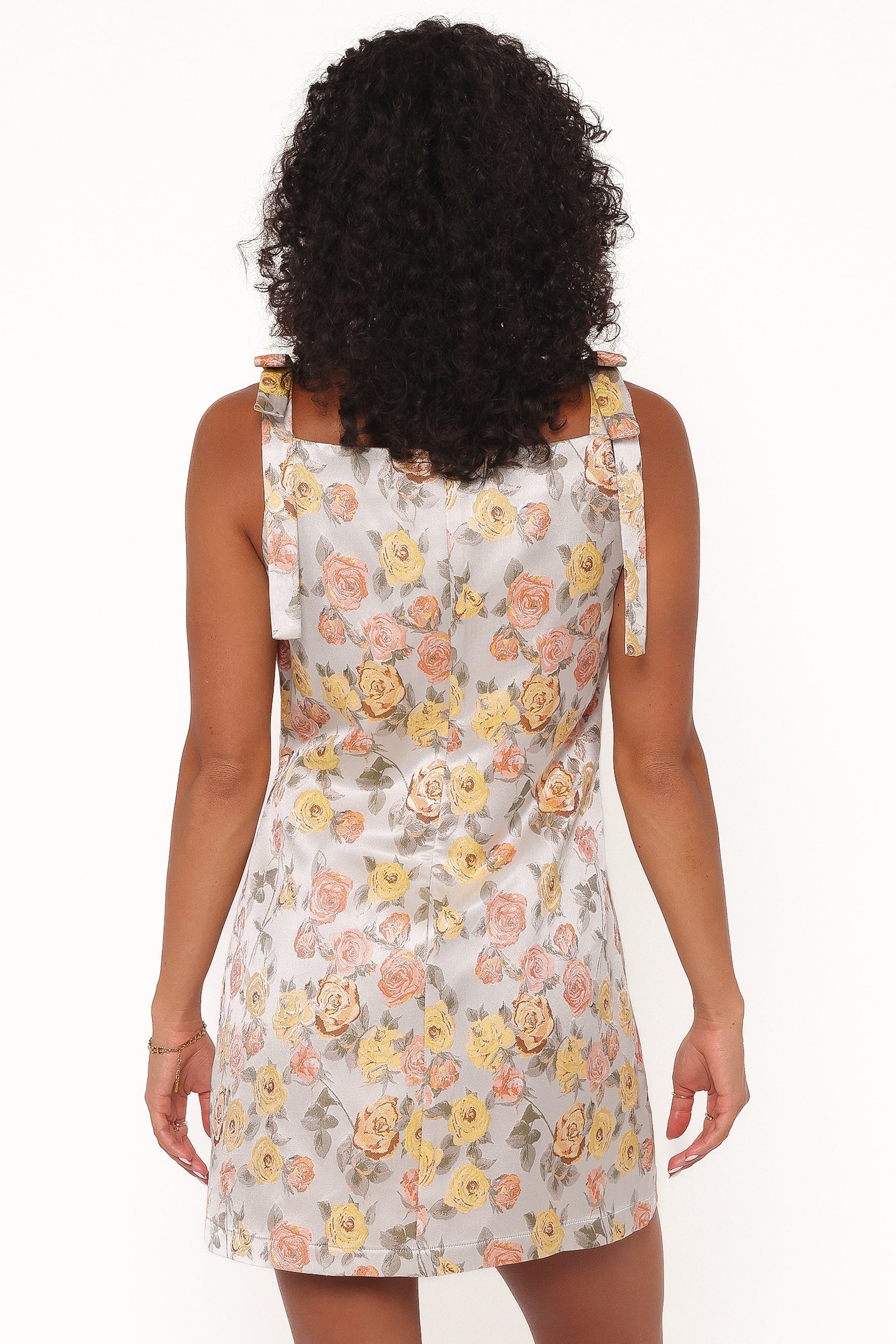 Carlie Mini Dress - Dusty Blue
