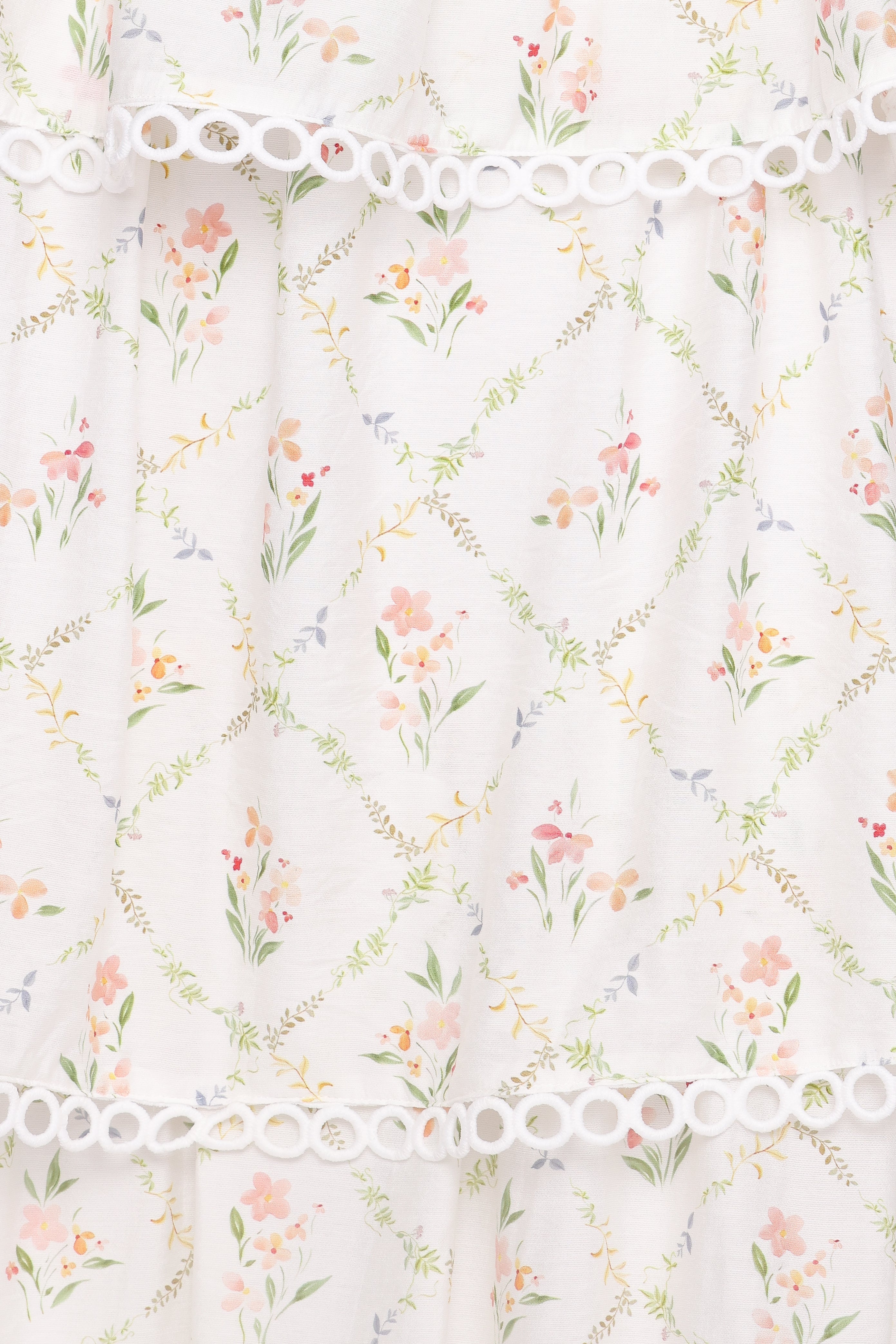 Chapel Maxi Dress - White Vintage Floral