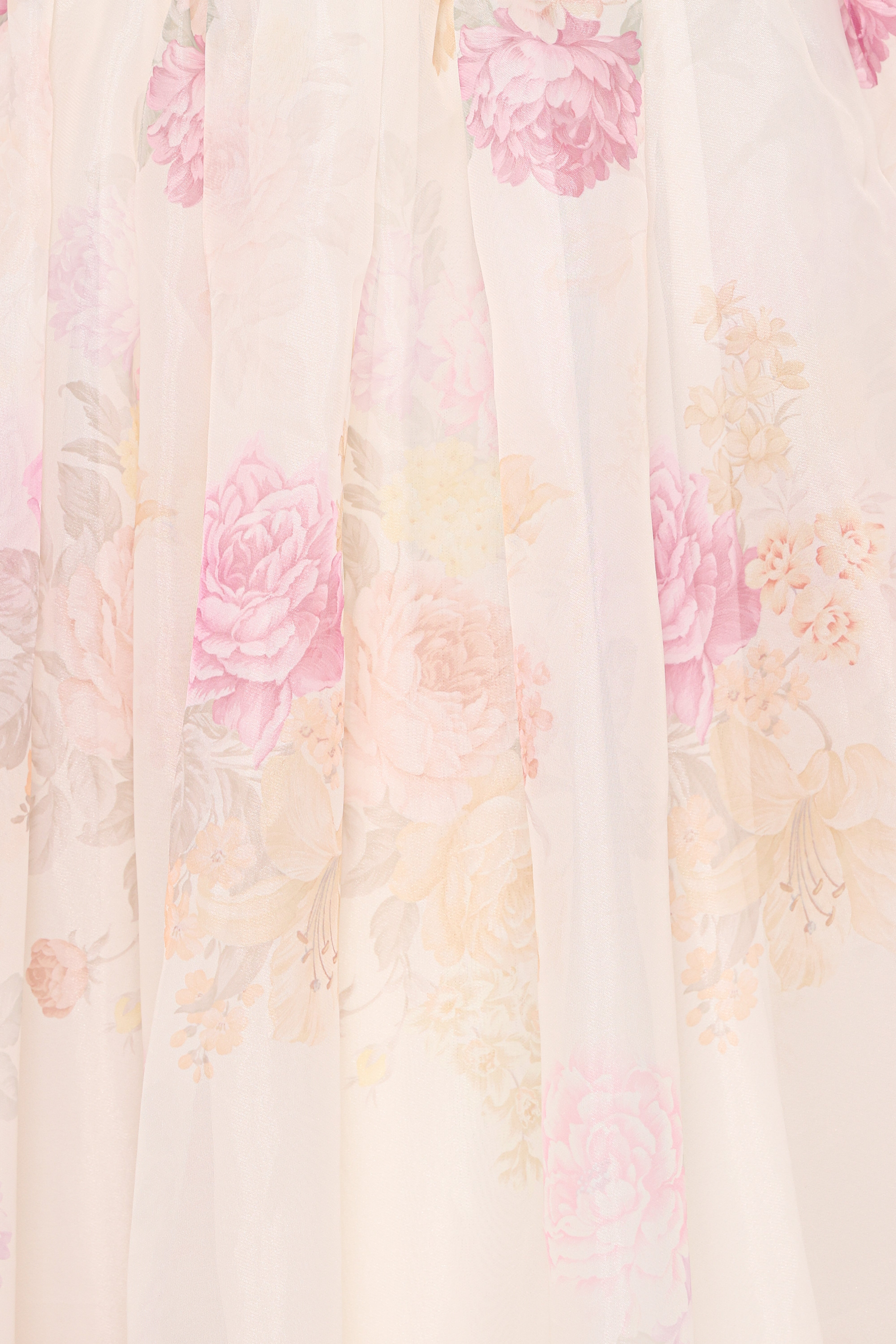 Floret Midi Dress - Yellow Floral
