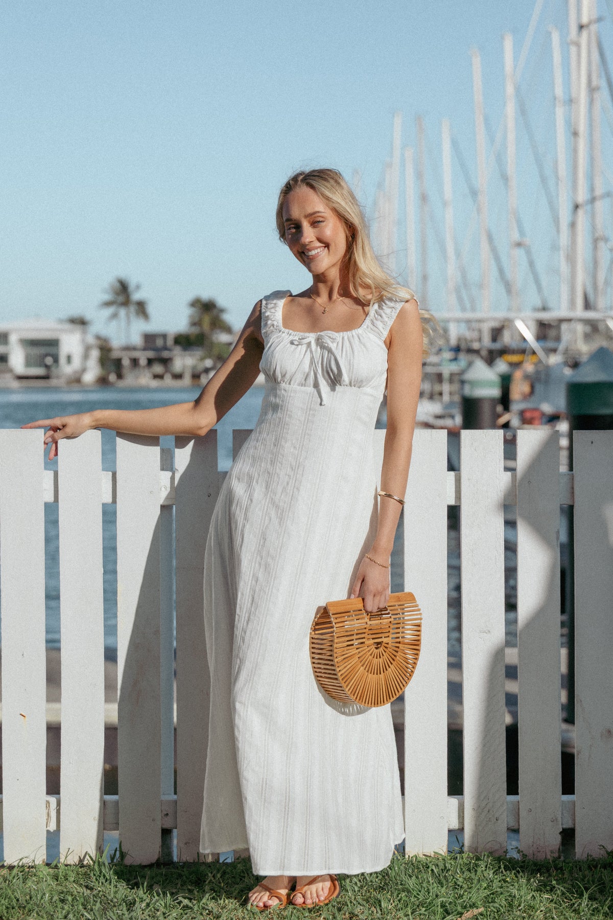 Jessalyn Maxi Dress - White