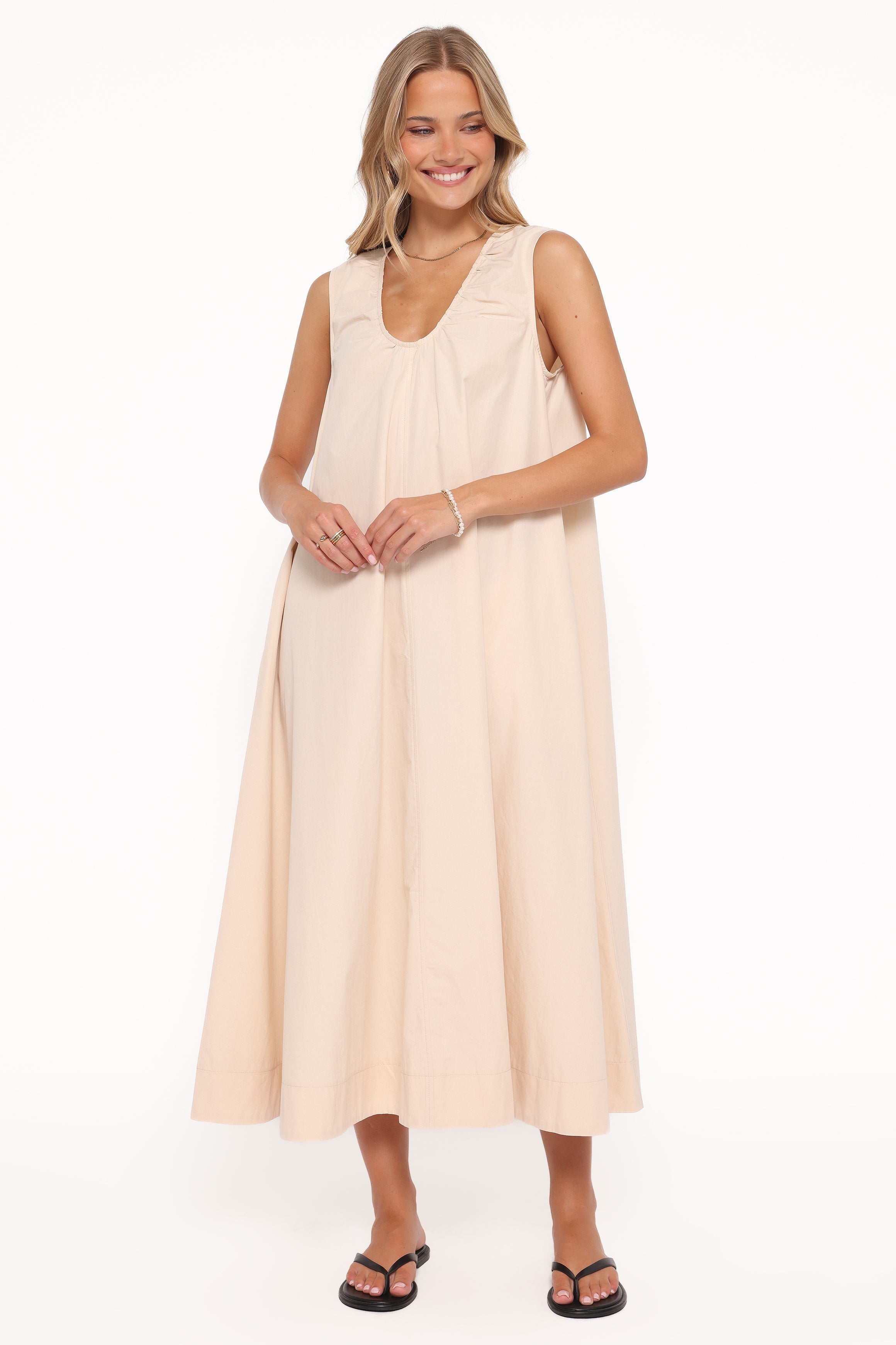 Laurita Maxi Dress - Oatmeal