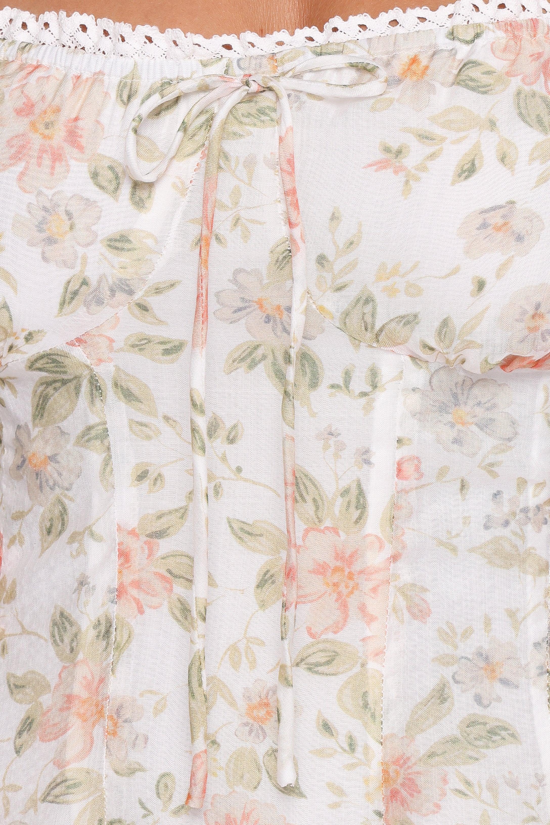 Lavia Mini Dress - White Multi Floral