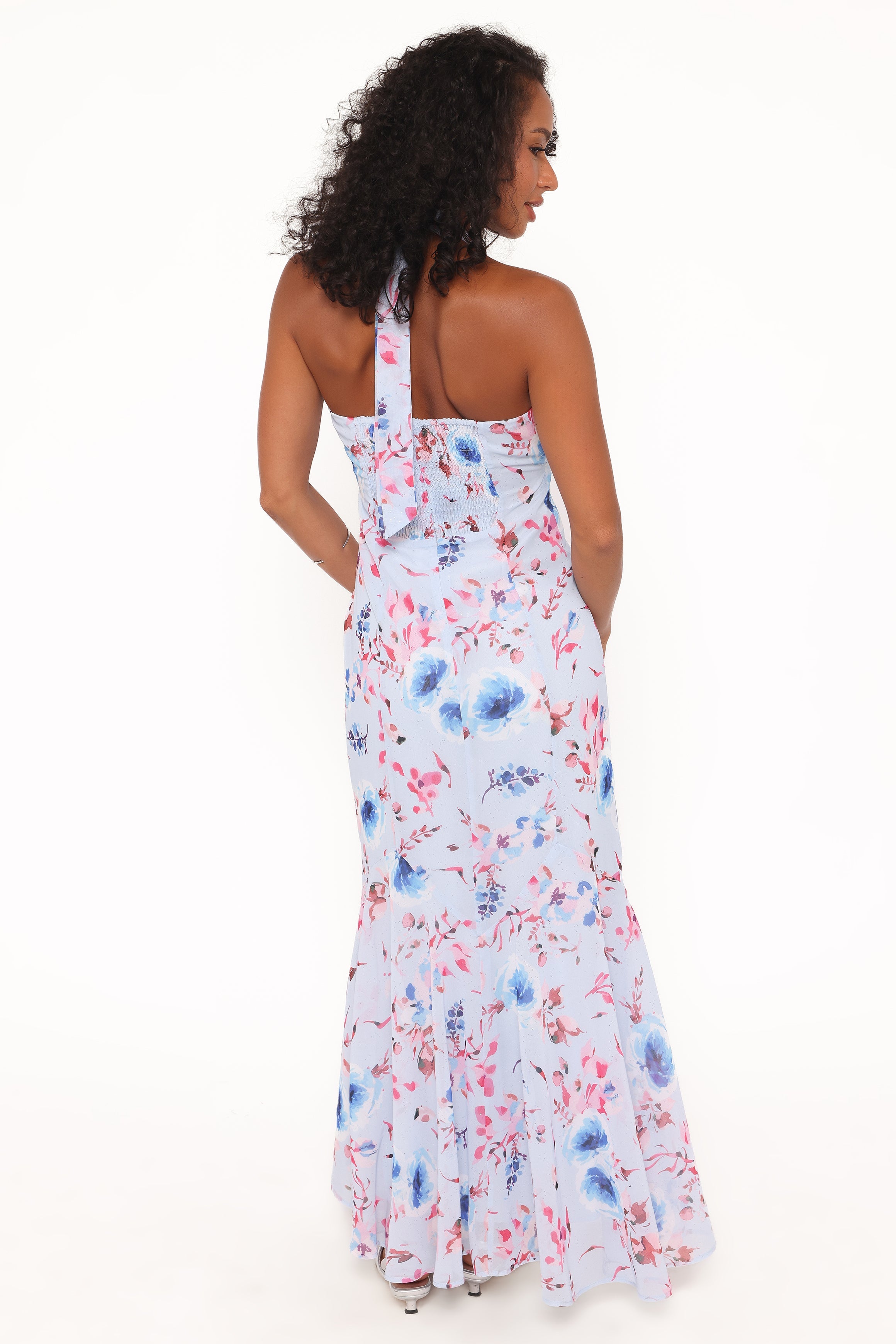 Lavie Maxi Dress - Blue Floral