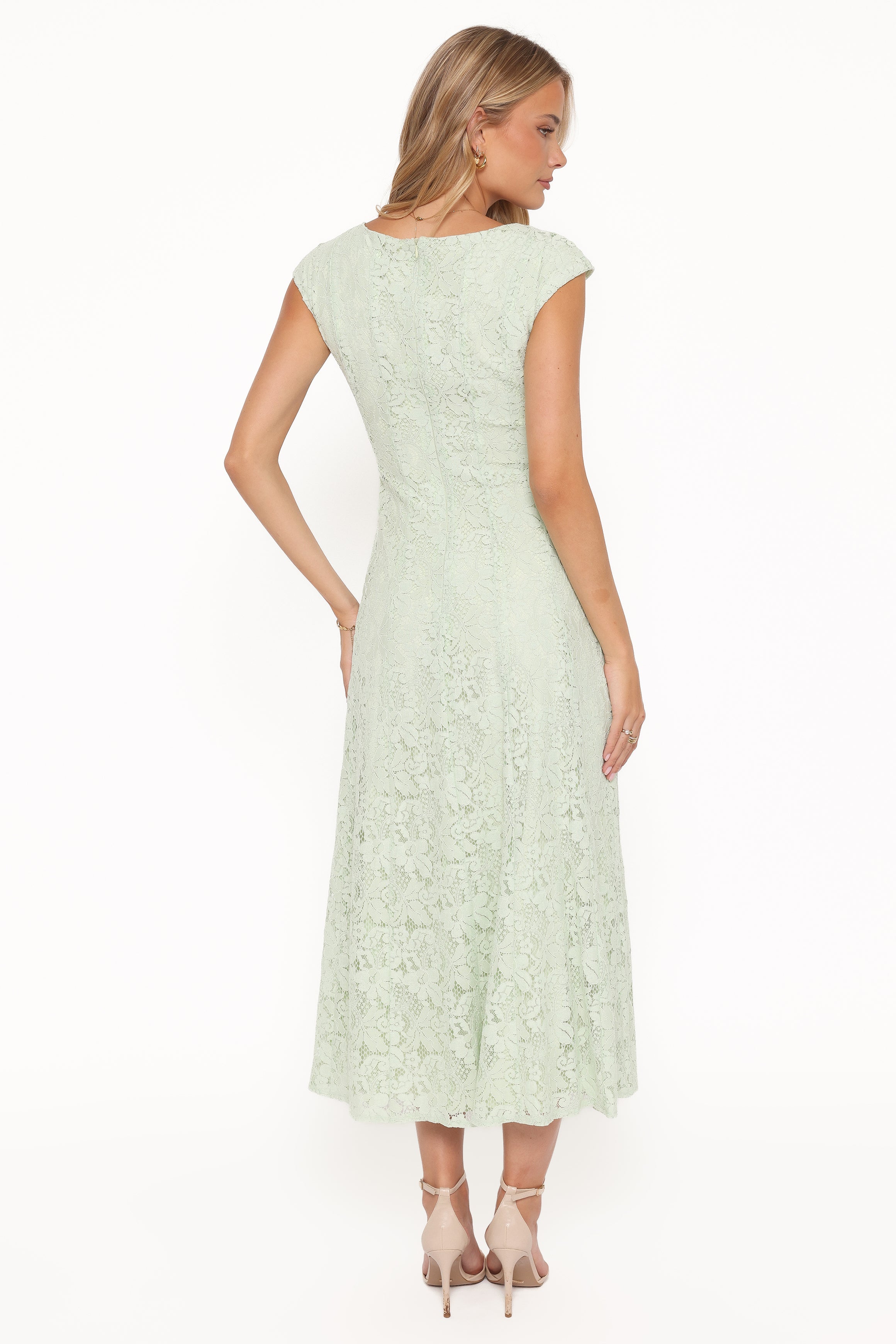 Mapleton Maxi Dress - Sage Green Lace