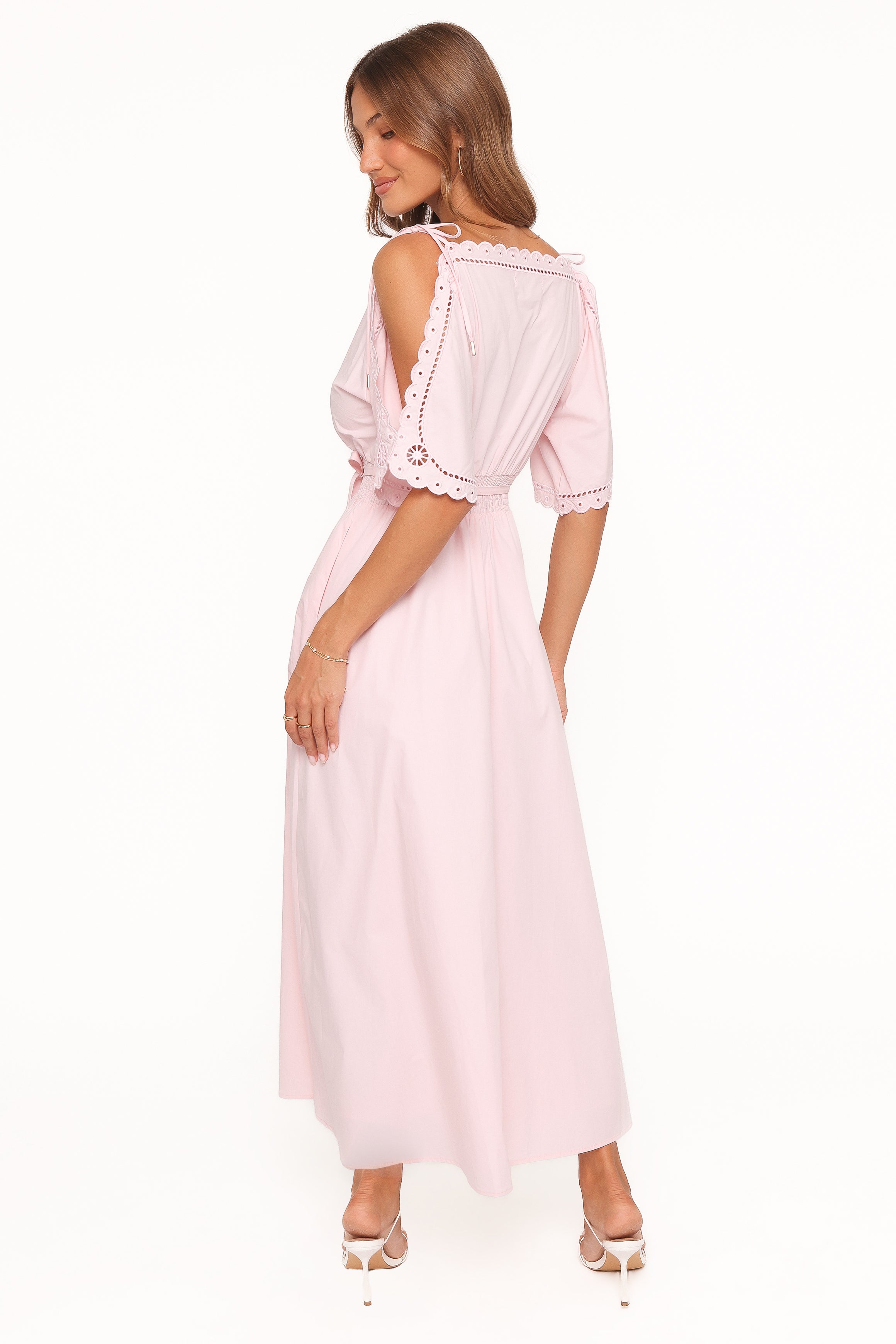 Nellie Midi Dress - Petal Pink