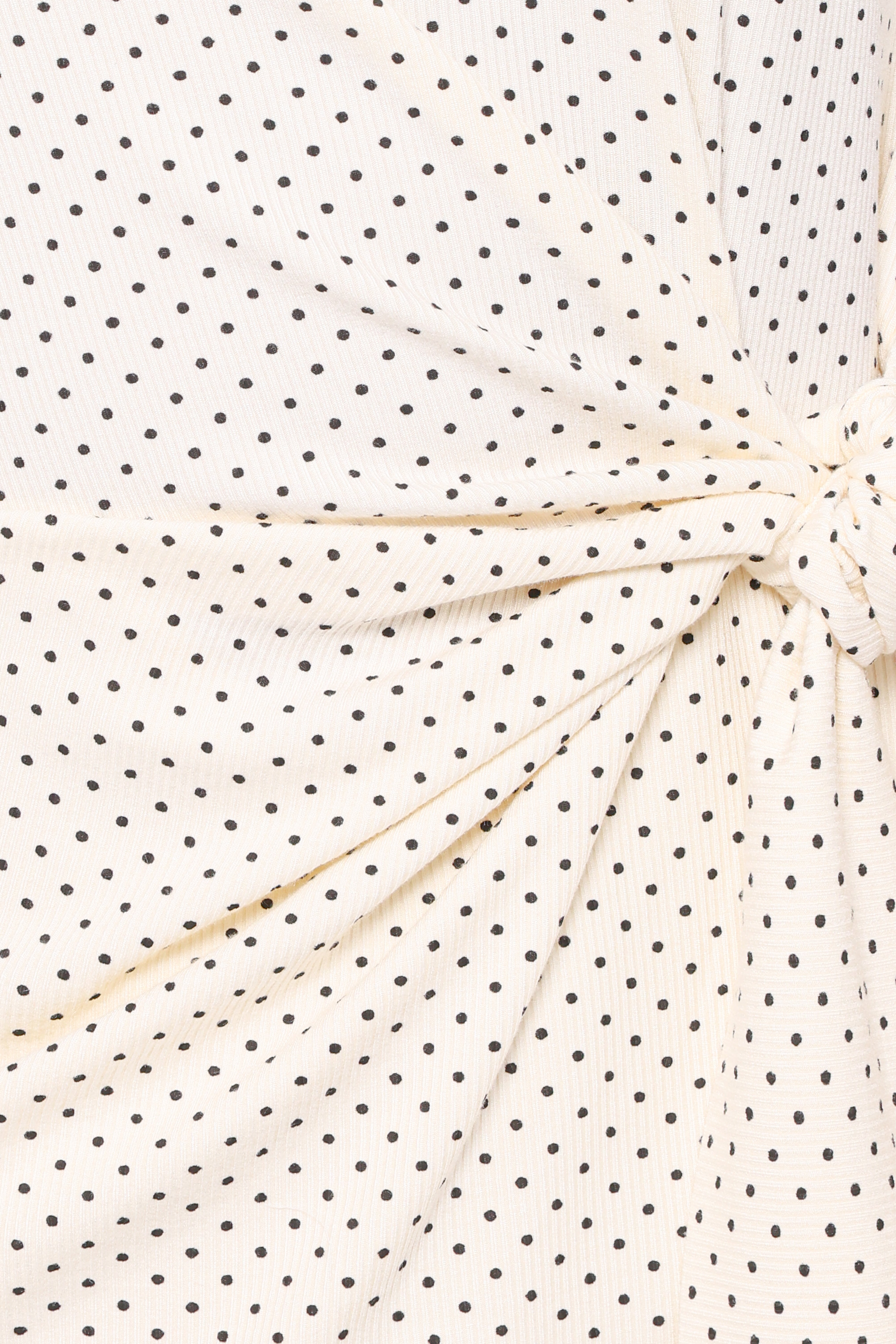 Sonia Mini Dress - White Polka Dot