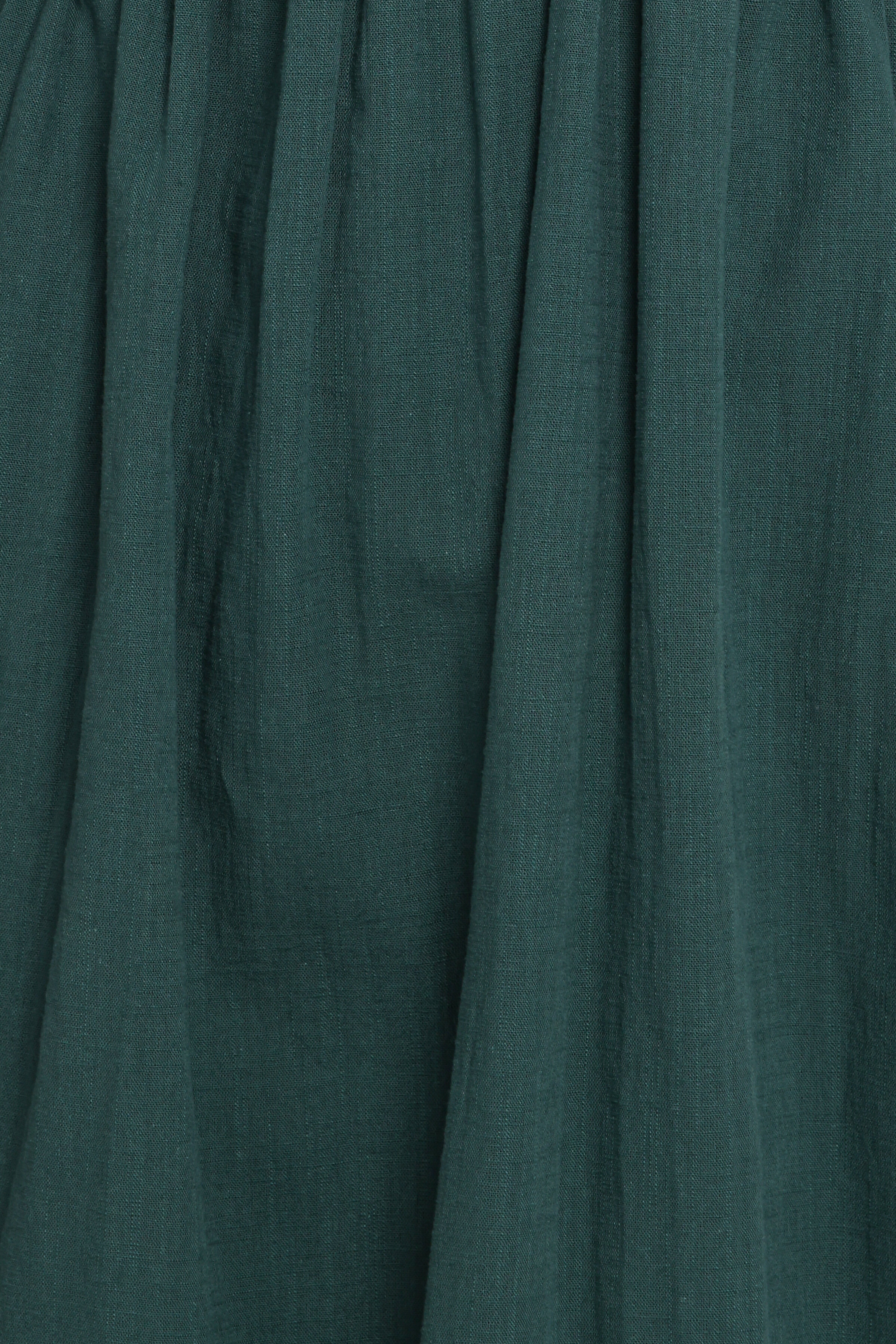 Sullivan Puff Sleeve Maxi Dress - Forest Green