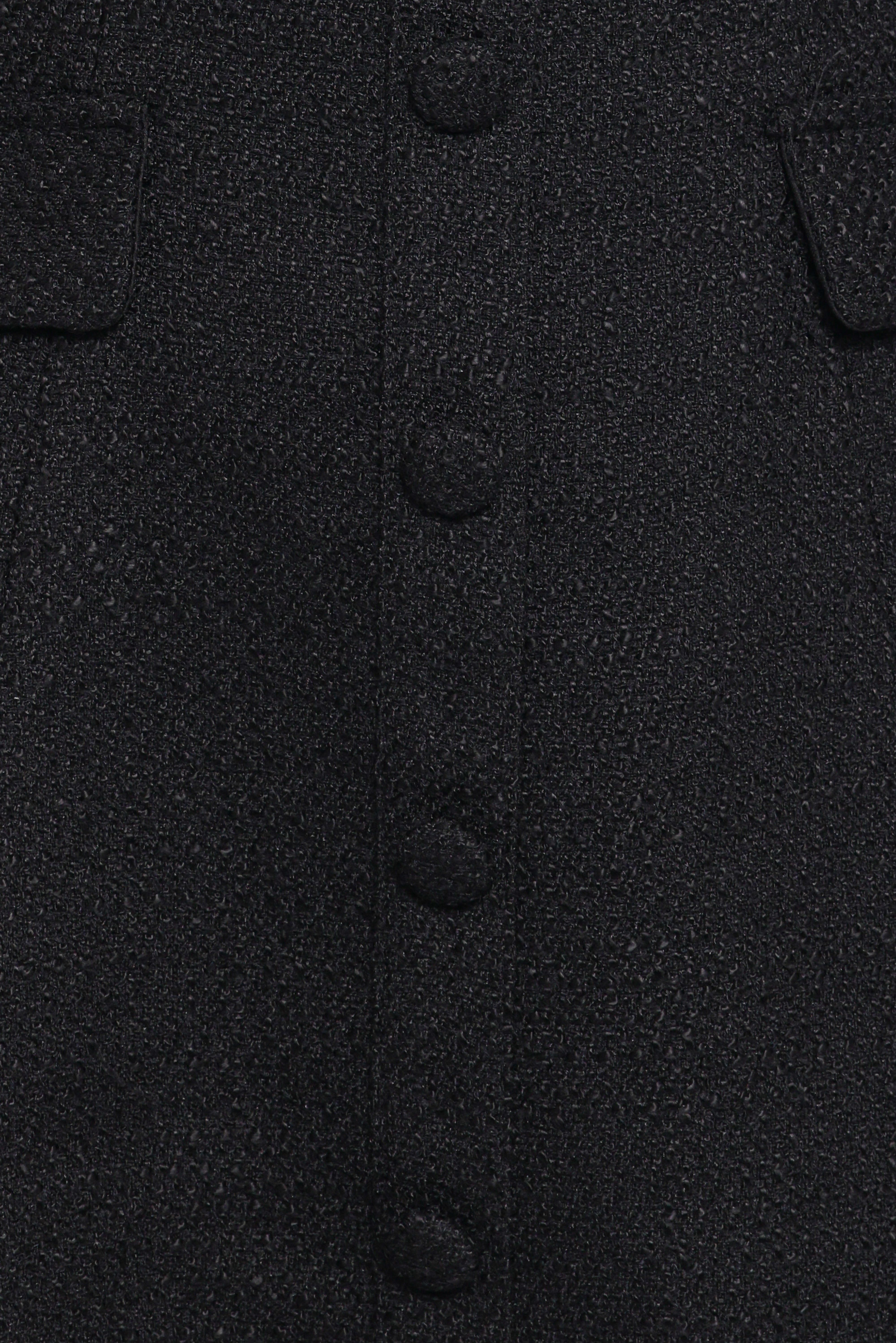 Sutton Mini Dress - Black Tweed