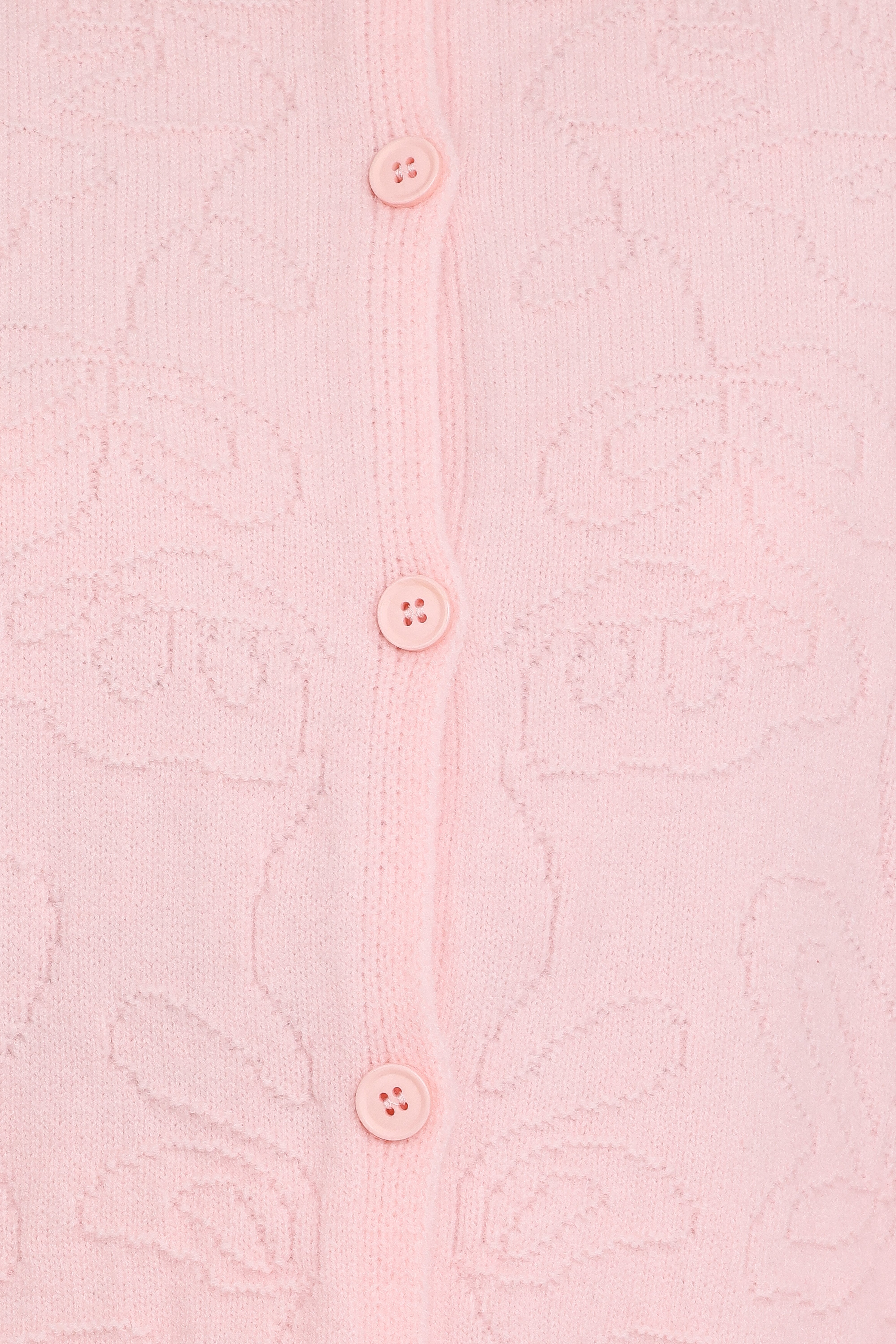 Fauna Tonal Floral Cardigan - Pink