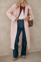 Jazzie Boucle Coat - Baby Pink