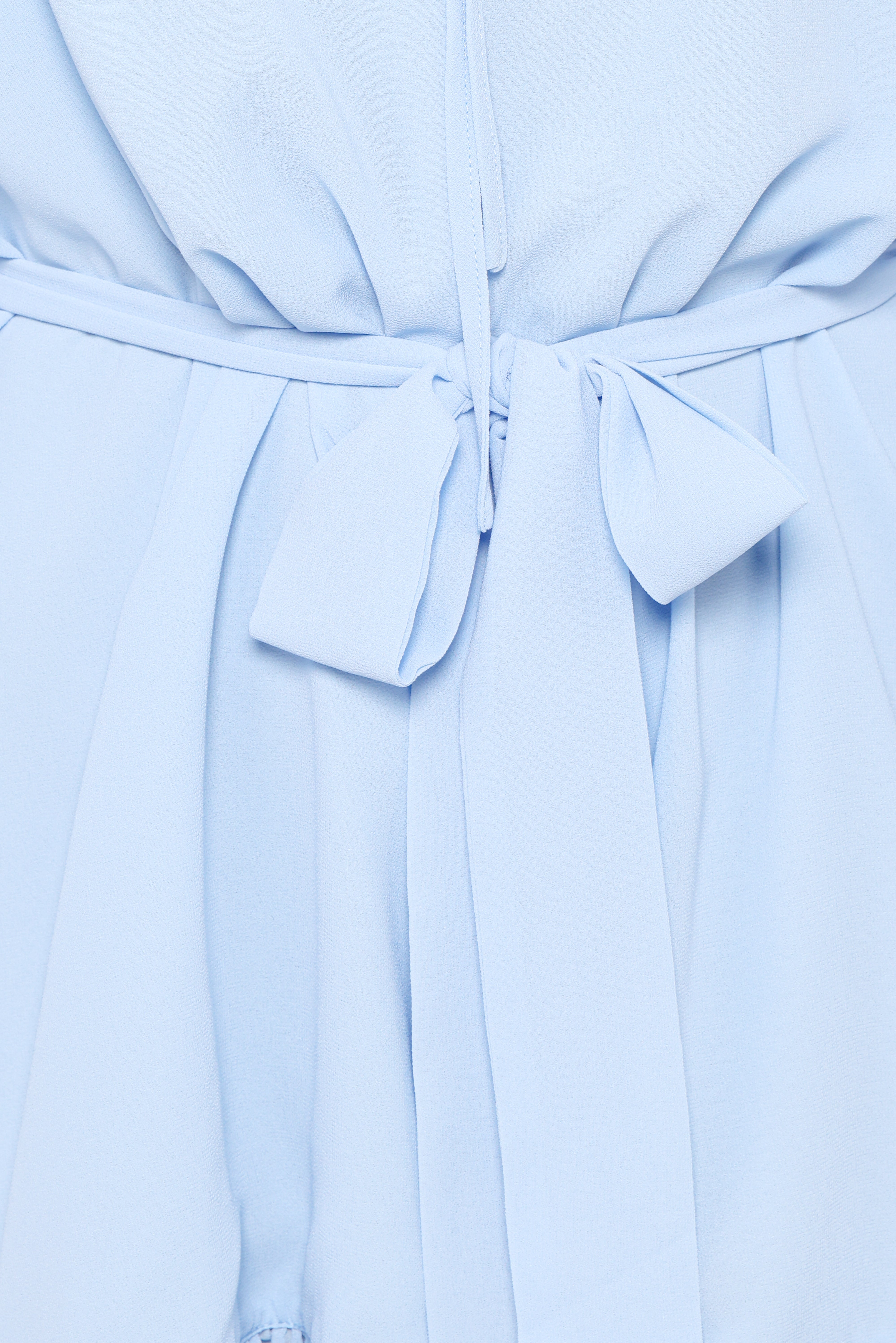 Brianna Long Sleeve Romper - Blue